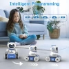 ALLCELE Uzaktan Kumandalı RC Robot Blue White Pro