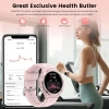 AMAZTIM Akıllı Saat, En Hafif Fitness Takip Cihazı, Kadınlar İçin - Pembe