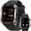 AMAZTIM Akıllı Saat, Fitness Takip Cihazı, Su Geçirmez, Unisex - Karbon Siyah