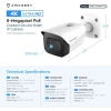 Amcrest 4K Güvenlik Kamera Sistemi 4K 8MP White - 8CH NVR + 4 Bullets (2.8mm) w/ 2TB HDD