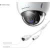 Amcrest 4K Optik Zoom IP Değişken Odaklı 8MP Dış Mekan Güvenlik Kamerası