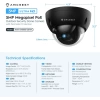 Amcrest 5MP Hava Koşullarına Dayanıklı Güvenlik Kamera Sistemi
