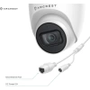 Amcrest 5MP POE Güvenlik Kamera Sistemi Dış Mekan 8CH POE NVR Beyaz