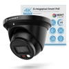 Amcrest UltraHD 4K (8MP) IP PoE AI 15fps Kamera Black