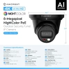 Amcrest UltraHD 4K (8MP) IP PoE AI 15fps Kamera Black