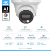 Amcrest UltraHD 4K (8MP) IP PoE AI 15fps Kamera White