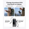 Anker Dizüstü Bilgisayar Power Bank (25K, 165W, Dahili ve Geri Çekilebilir Kablolar) - Siyah