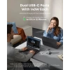 Anker Dizüstü Bilgisayar Şarj Cihazı (140W, 4 Bağlantı Noktalı, PD 3.1) USB-C Kablolu - Silver