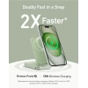 Anker MagGo Güç Bankası - iPhone 15/14/13 Serisi Green