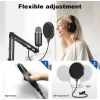 Aokeo Profesyonel Mikrofon Pop Filtre Kalkanı