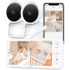 ARENTI Bebek Monitörü, 2K/3MP WiFi Kamera ve Ses 5 Inc Monitör - 2 Kamera