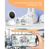 ARENTI Bebek Monitörü, 2K/3MP WiFi Kamera ve Ses 5 Inc Monitör