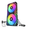Asiahorse Matrix-Siyah 56 Adreslenebilir RGB LED 360 mm Fan 240mm