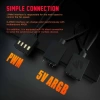Asiahorse Matrix-Siyah 56 Adreslenebilir RGB LED 360 mm Fan 240mm
