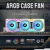 Asiahorse Matrix-Siyah 56 Adreslenebilir RGB LED 360 mm Fan 360mm
