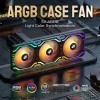 Asiahorse Matrix-Siyah 56 Adreslenebilir RGB LED 360 mm Fan 360mm