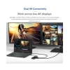 ASUS Dual 4K USB-C 5-in-1 Dock Station DC201  Siyah