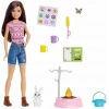 Barbie Bebek Bebekle Kamp Oyun Seti