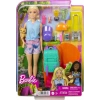Barbie Bebek ve Aksesuarları Oyuncak Bebekle İki Malibu Kamp Oyun Seti