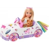 Barbie Chelsea Bebek ve Tek Boynuzlu At Temalı Oyuncak Araba