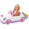 Barbie Chelsea Bebek ve Tek Boynuzlu At Temalı Oyuncak Araba