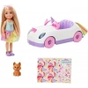 Barbie Chelsea Bebek ve Tek Boynuzlu At Temalı Oyuncak Araba