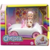 Barbie Chelsea Bebek ve Tek Boynuzlu At Temalı Oyuncak Araba