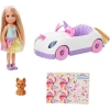 Barbie Chelsea Bebek ve Tek Boynuzlu At Temalı Oyuncak Araba