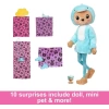 Barbie Cutie Reveal Hayvan Kostümlü Bebek Aksesuarları