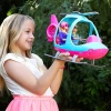 Barbie Dönen Rotorlu Helikopter Blue