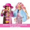 Barbie Ekstra Uçan Seyahat Bebeği Pembe