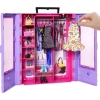 Barbie Fashionistas Son Ünlü Gardırop Taşınabilir Moda Oyunu ile Bebek