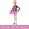 Barbie Jimnastikçi Moda Bebeği ile Jimnastik Seti Sarışın