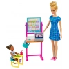 Barbie Kariyer Sarışın Anaokulu Öğretmeni Oyun Seti