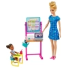 Barbie Kariyer Sarışın Anaokulu Öğretmeni Oyun Seti