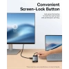 Baseus Çift Monitör Docking Station 10u 1 Arada