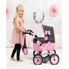 Bayer Design - Hearts Trendy Oyuncak Bebek Arabası Pembe/Siyah
