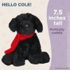 Bearington Chilly Black Lab Doldurulmuş Köpek Peluşu 19cm