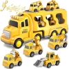 Bennol Işıklı ve Sesli Küçük Kamyon Oyuncakları construction trucks