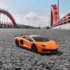 BEZGAR Ferrari Uzaktan Kumandalı Arabalar Lambo Turuncu