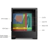 Bgears b-Voguish-RGB Oyun Bilgisayarı ATX Kasası Gaming PC
