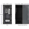 Bgears Special Optical Illusion ARGB Front Panel Gaming PC ATX Case