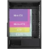Bgears Special Optical Illusion ARGB Front Panel Gaming PC ATX Case