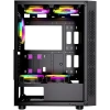 Bgears Special Optical Illusion ARGB Front Panel Gaming PC ATX Case