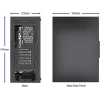 Bgears Special Optical Illusion ARGB Front Panel Gaming PC ATX Case