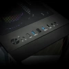 Bgears Special Optical Illusion ARGB Front Panel Gaming PC ATX Case