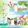 BIRANCO Çiçek Bahçesi Yapı Oyuncakları with 2 big flowerpots