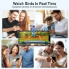 BirdSnap PAV - Akıllı Kuş Yemliği, Güneş Enerjili Kamera 2K HD - Mavi
