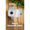 Blink Arc - Eklenti Panoramik Görüş 180 Derece Kapsama Alanı, 2K Çözünürlüklü, Beyaz