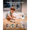 Blurams 360° 2K İç Mekan Güvenlik Kamerası Beyaz
